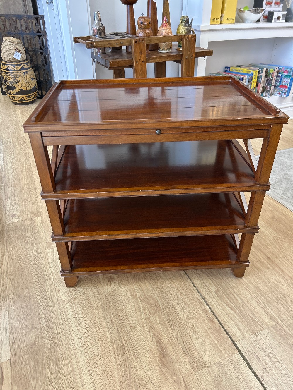 Rose Tarlow Pemberley Mahogany Bookstand Table