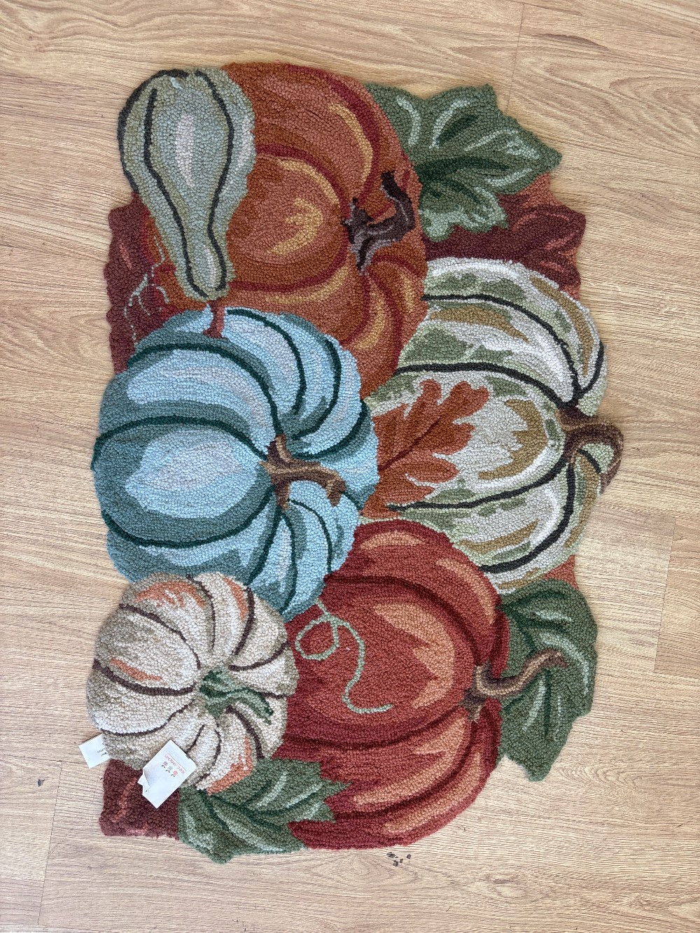 Peking Handicraft Pumpkin Field Hook Rug