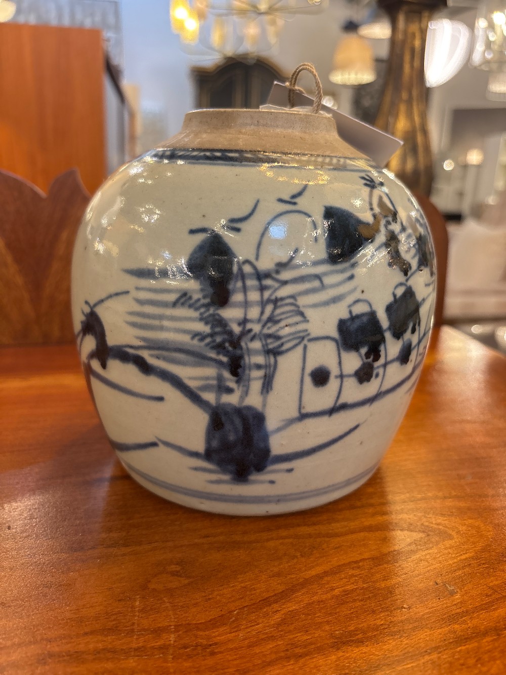 Antique Chinese Qing Dynasty Ginger Jar, C. 1890