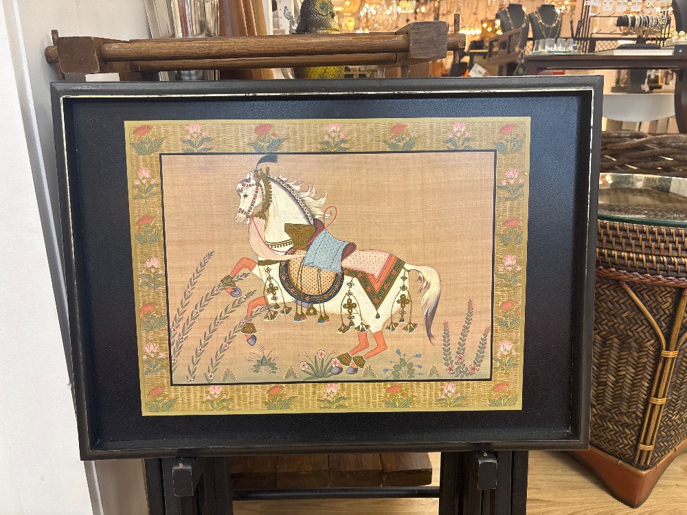 Artex Dancing Horses TV Tray Tables - Set of 4