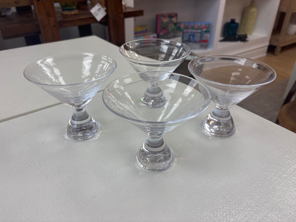 Simon Pearce Westport Martini Glasses - Set of 4