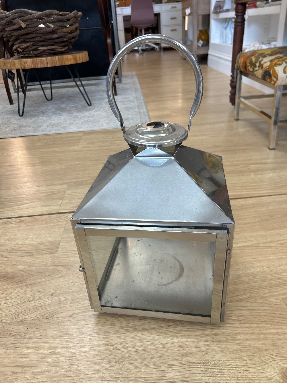 Sia Deco Tara Stainless Steel Lantern - Medium