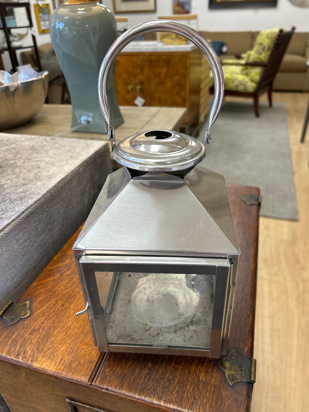 Sia Deco Tara Stainless Steel Lantern - Small
