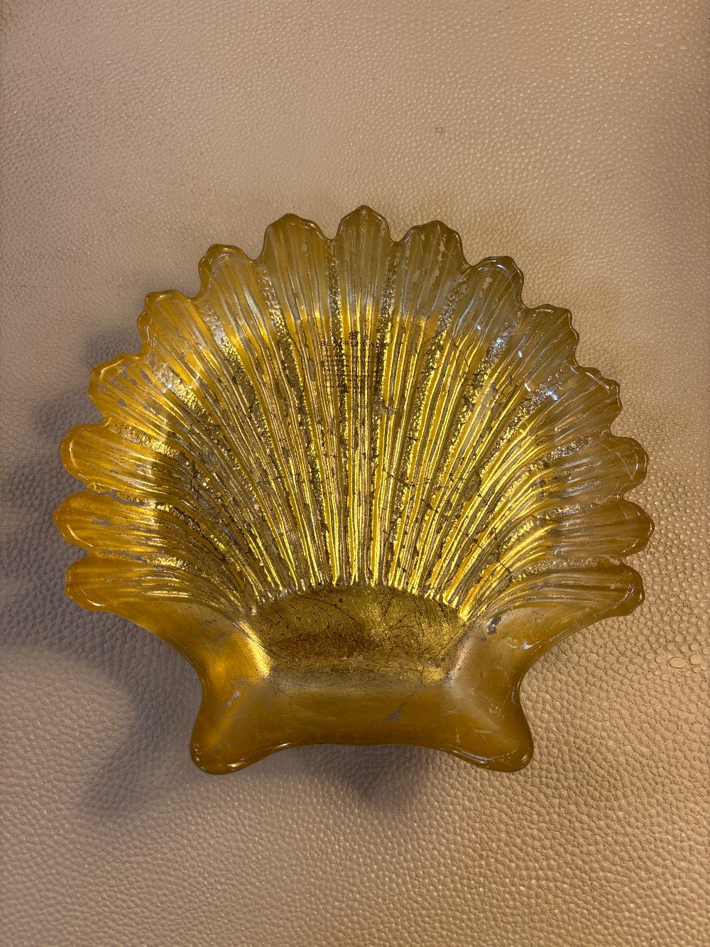 Beatriz Ball Glass Scallop Shell Dish - Small