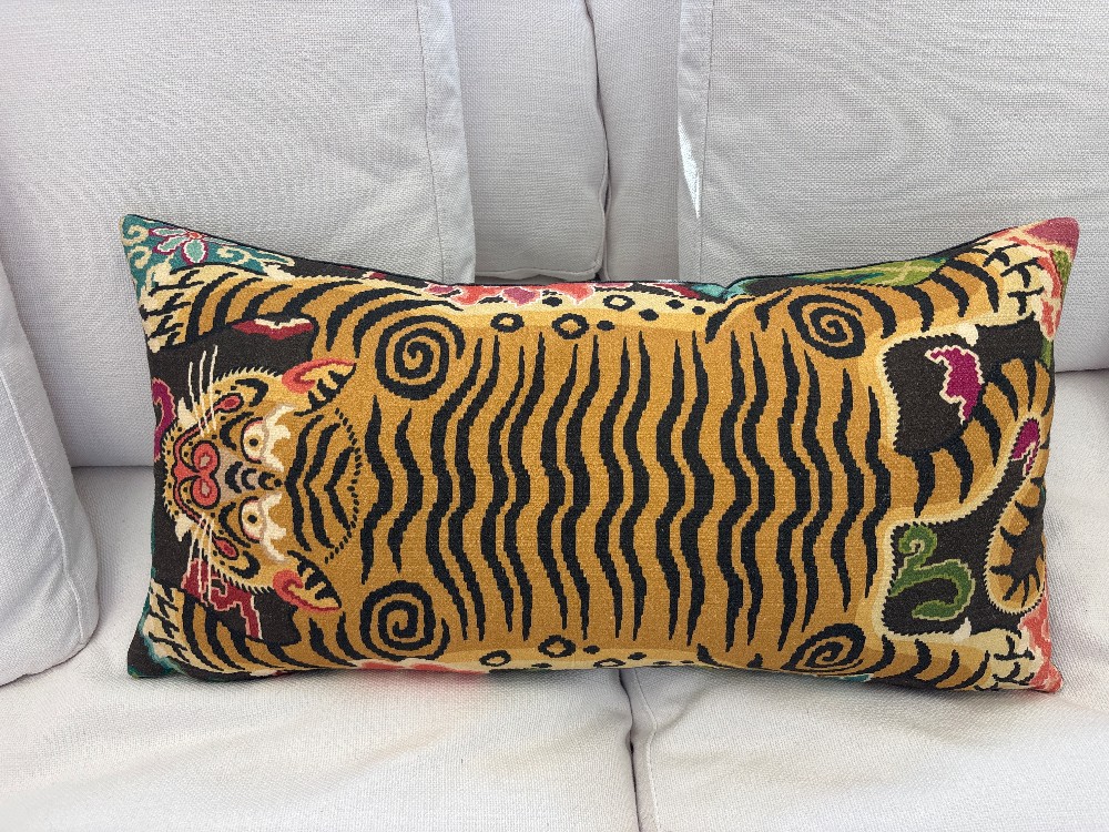 Tibetan Tiger Lumbar Pillow