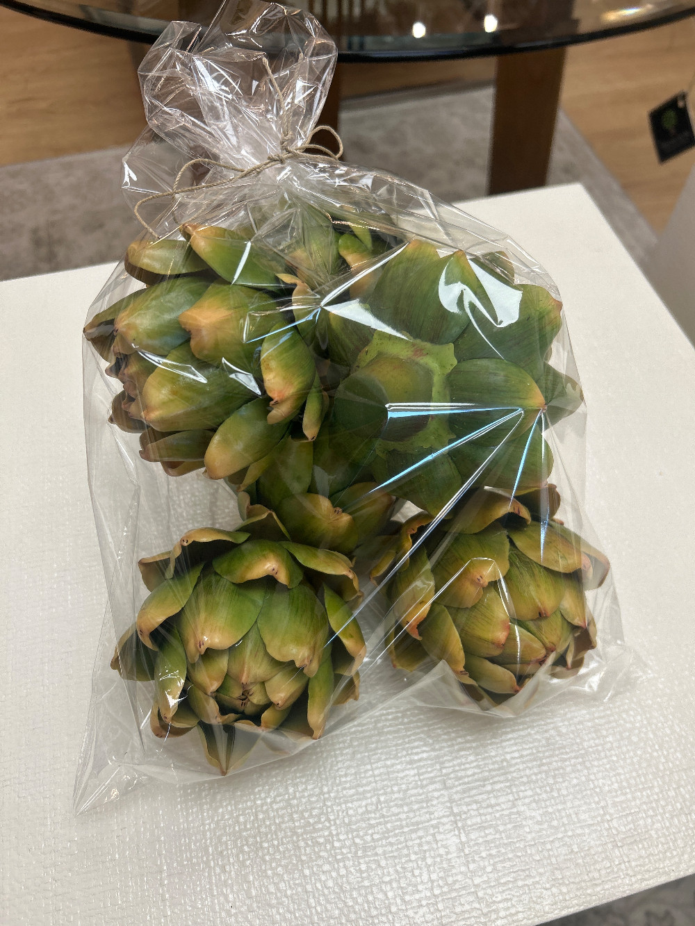 Decorative Faux Artichokes - Large - Set of 6