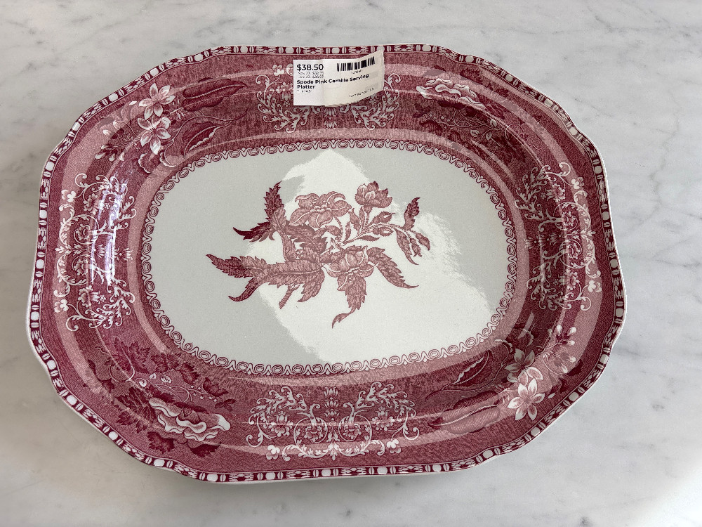 Spode Pink Camilla Serving Platter
