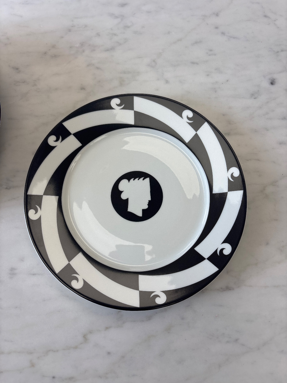 Porcelaine de Paris Napoleon IV Salad Plates - Set of 8
