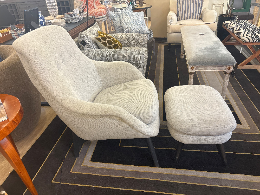 Room & Board Henrick Chair & Ottoman