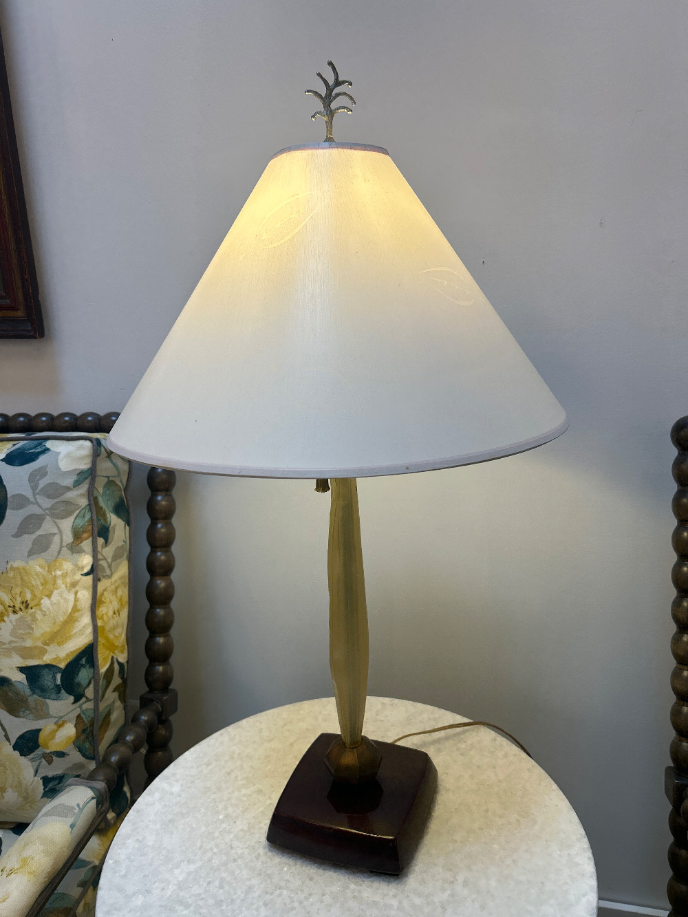 Altamira Michael Lamar Acrylic Base Table Lamp