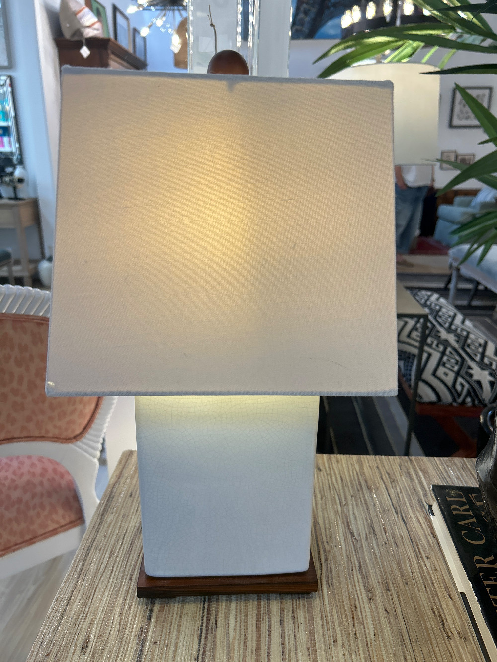 Ralph Lauren Crackle Ceramic Table Lamp