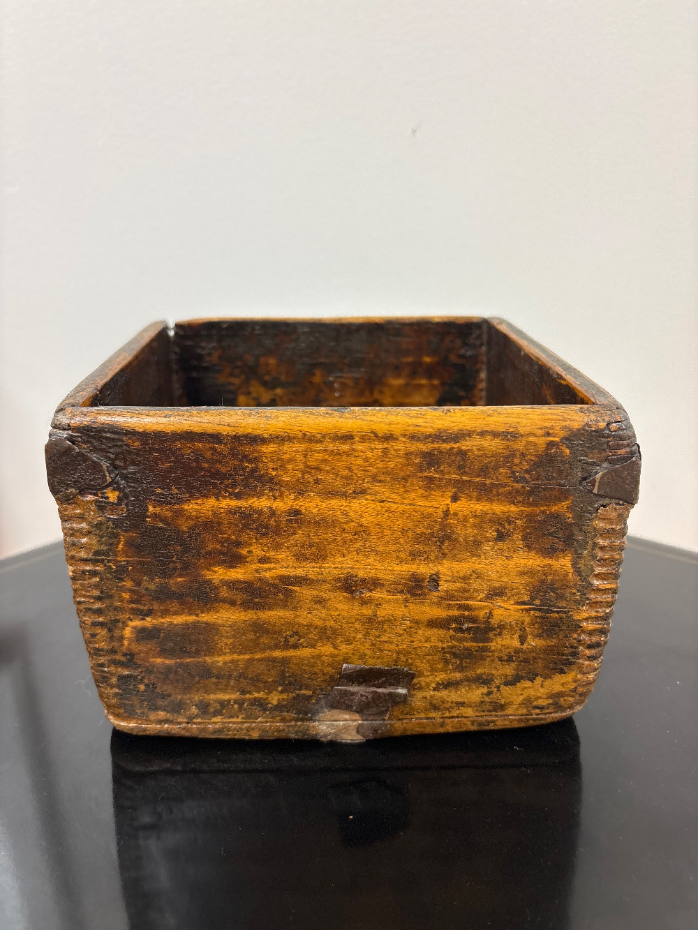 Antique Chinese Rice Measure Wood Box