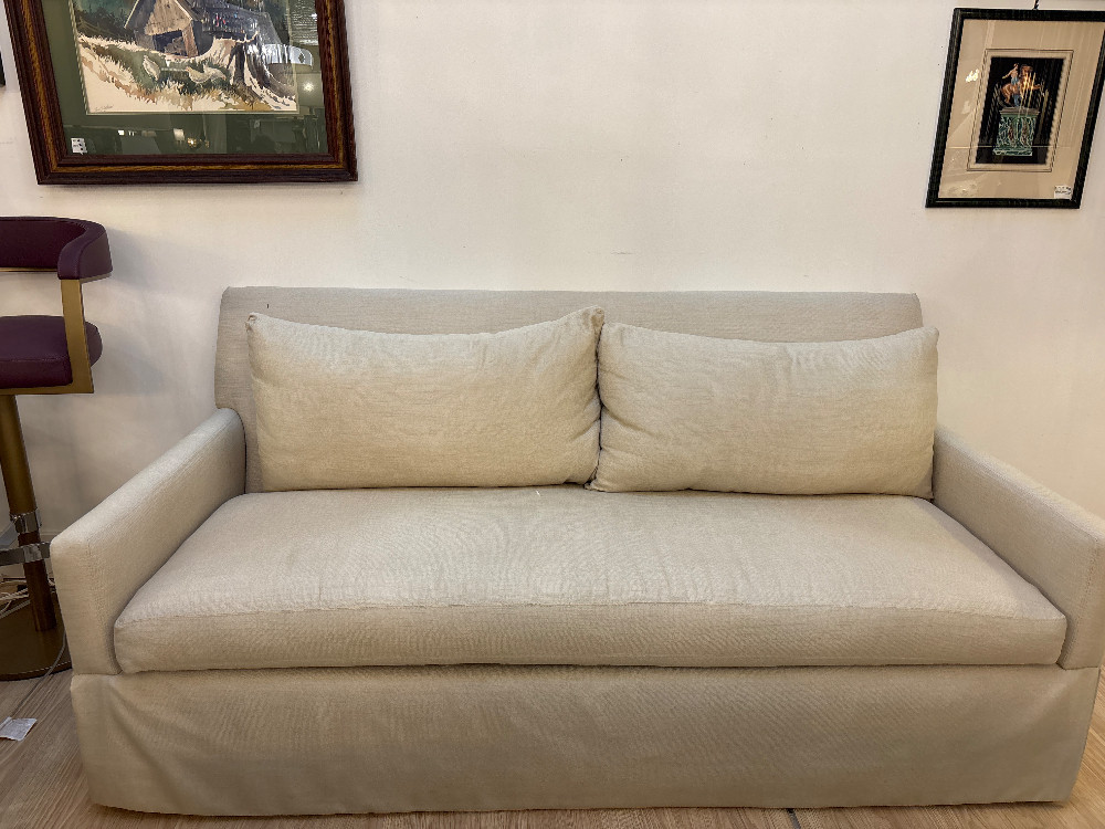 Lee Industries Apartment Skirted Sofa