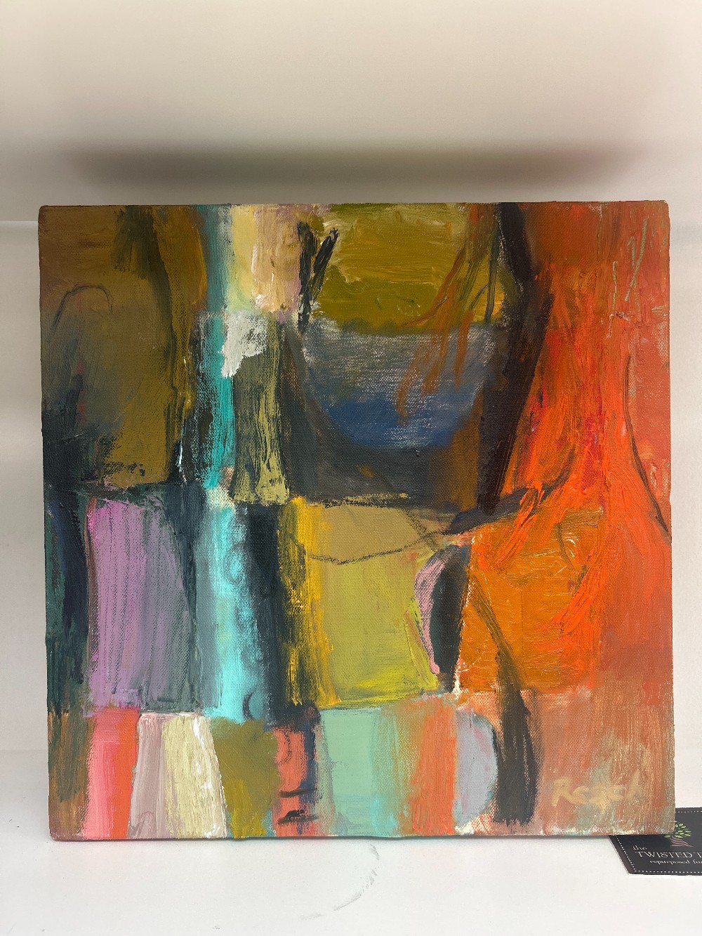 Abstract Oil Painting on Canvas by Ralph Resch