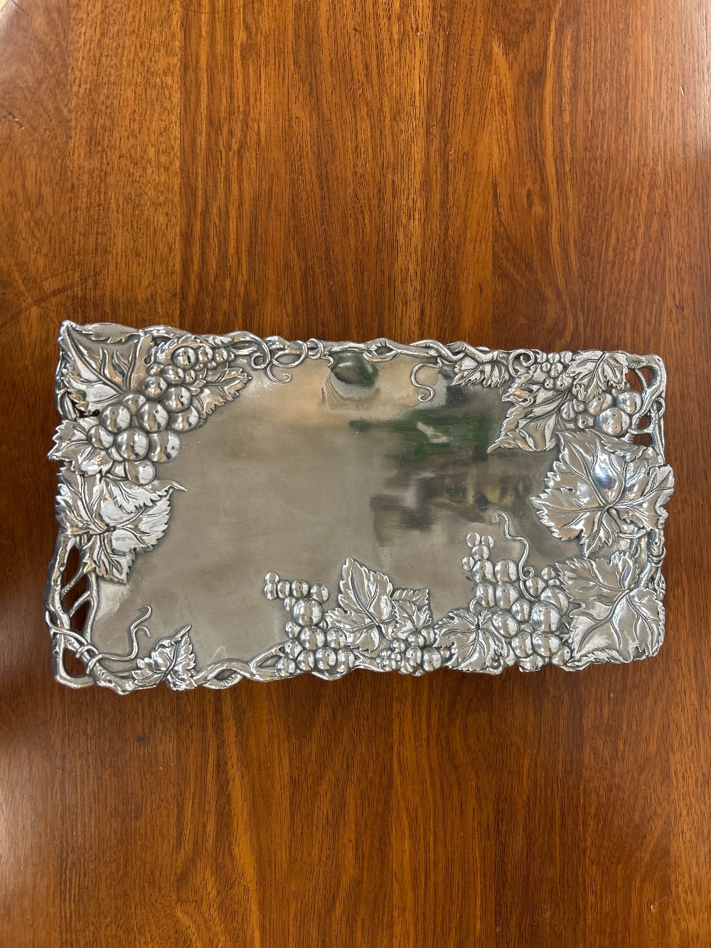 Arthur Court Grape Metal Tray