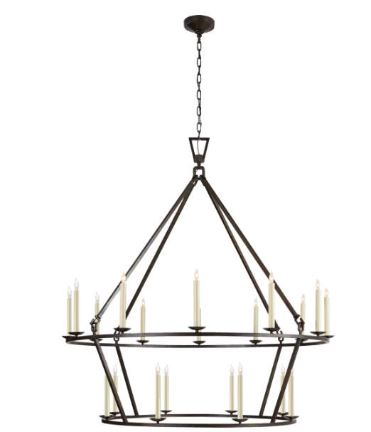 Visual Comfort Darlana Extra Large Two-Tier Chandelier