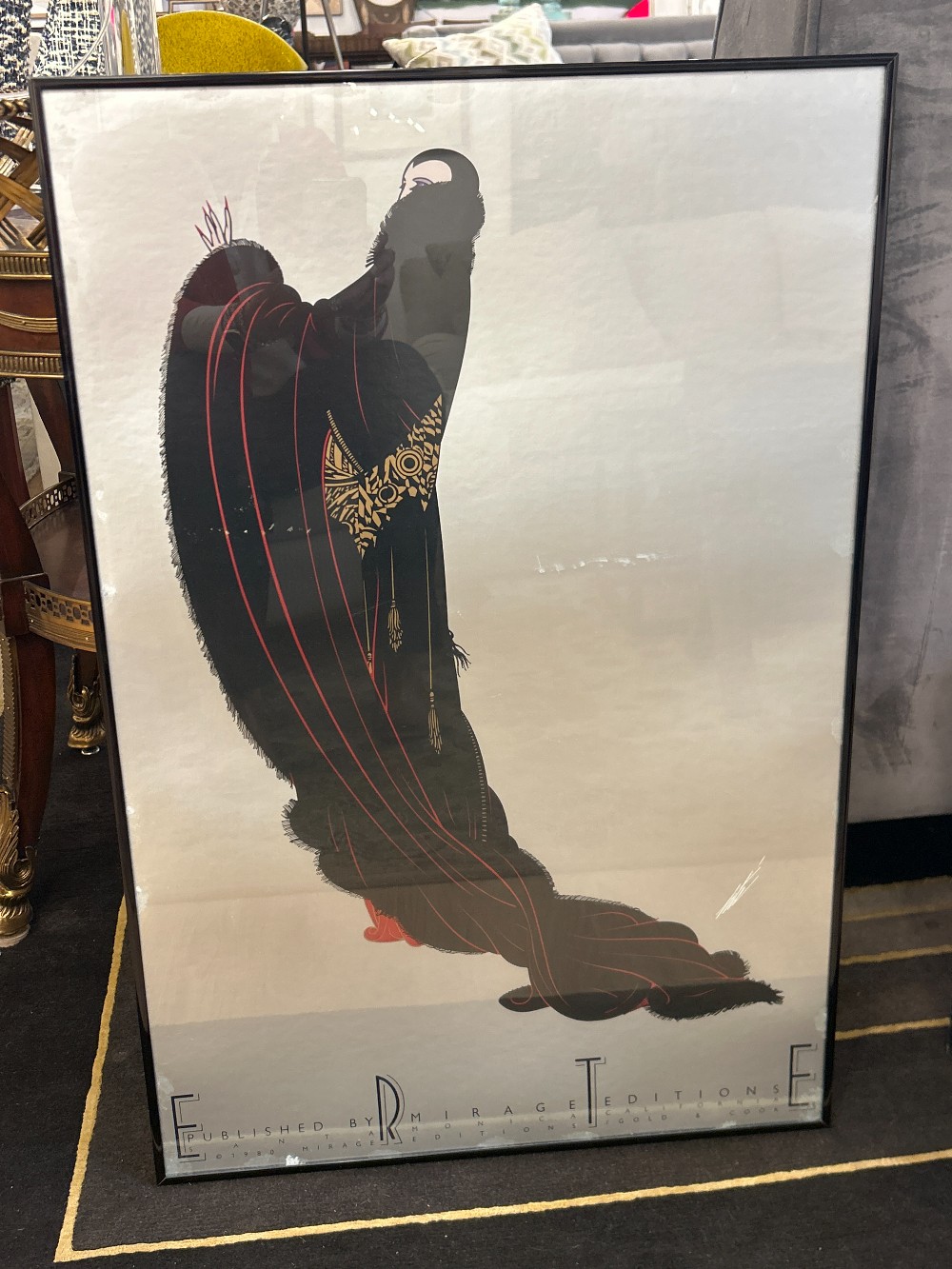 Erte Mirage Editions Exhibition Poster, 1980