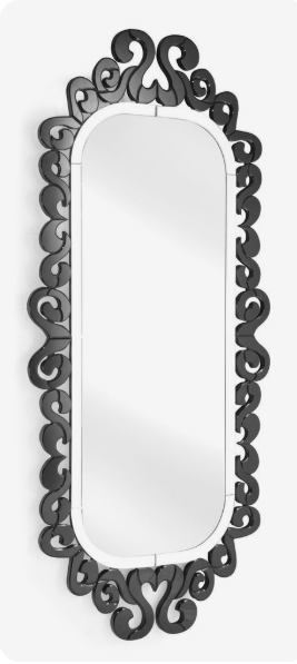 Zuo Modern Shiva Contoured Oval Mirror