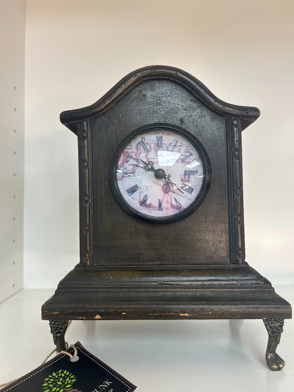 Vintage Wooden Mantel Clock