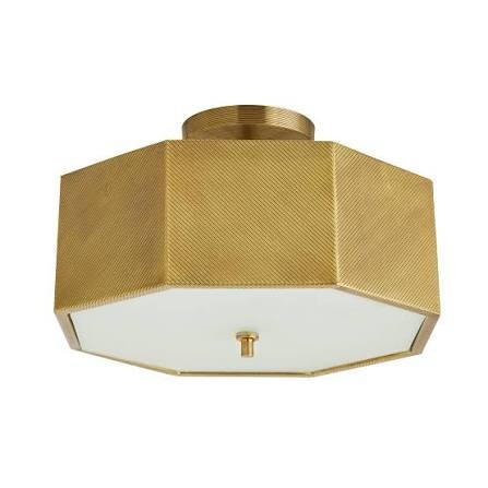 Arteriors Grespan Semi-Flush Mount Light Fixture