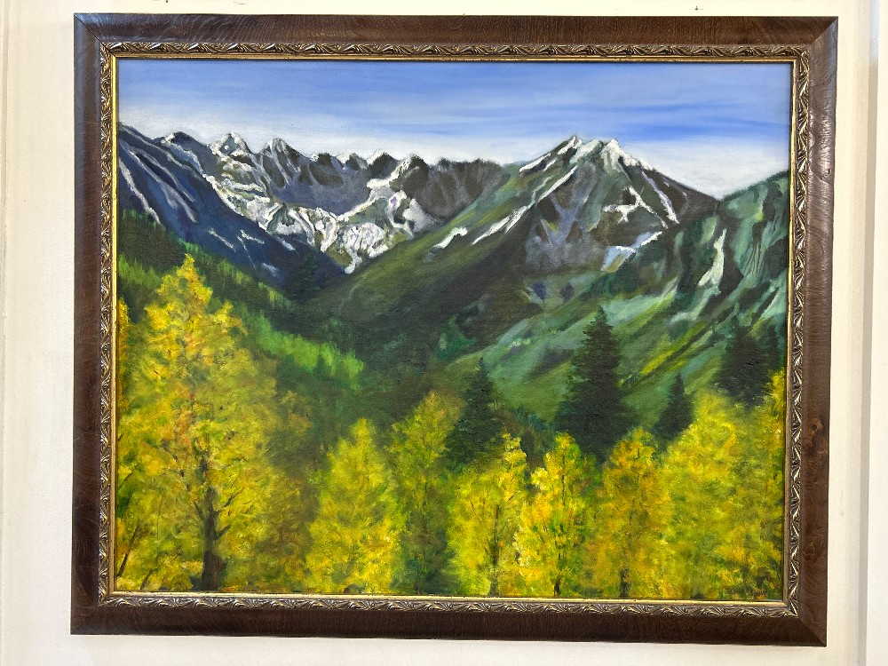 Mountain Landscape Painting by Sylvia Studt