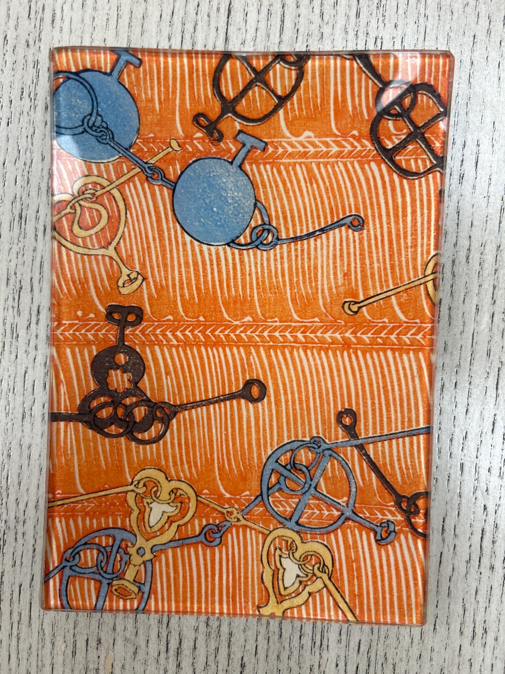 Soicher Marin Working Title Decoupage Glass Tray