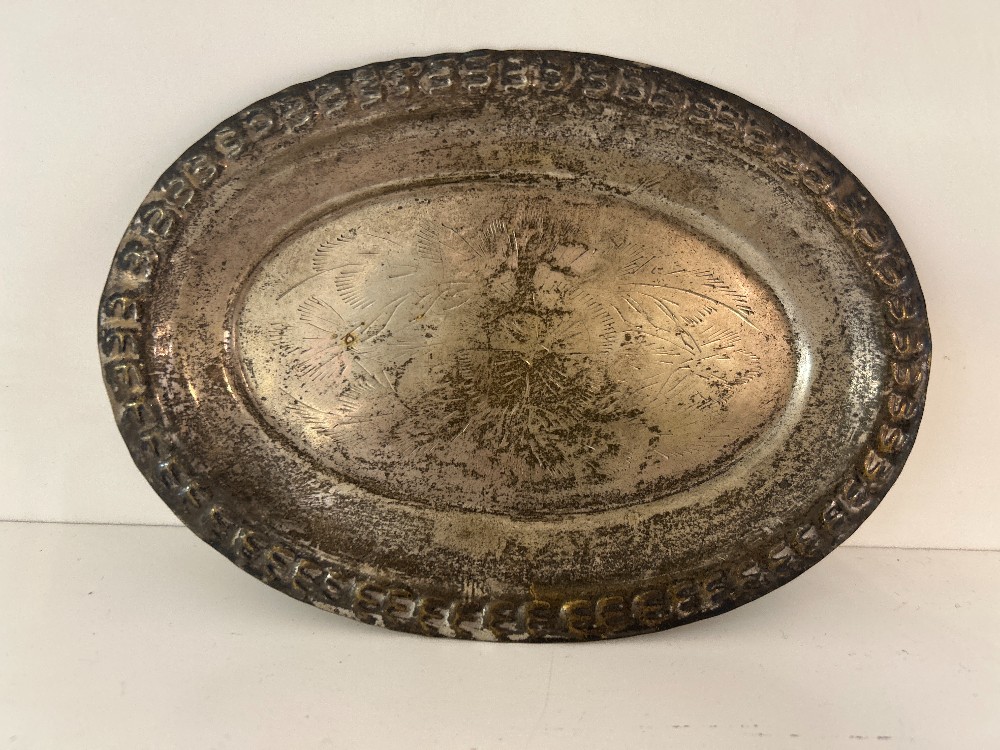 Vintage Oval Silver Plate Dish