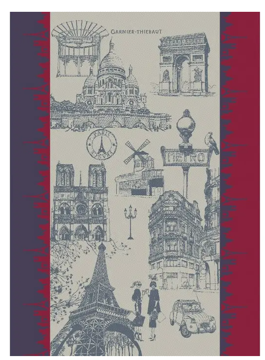 J'aime Paris Jacquard Kitchen Towel