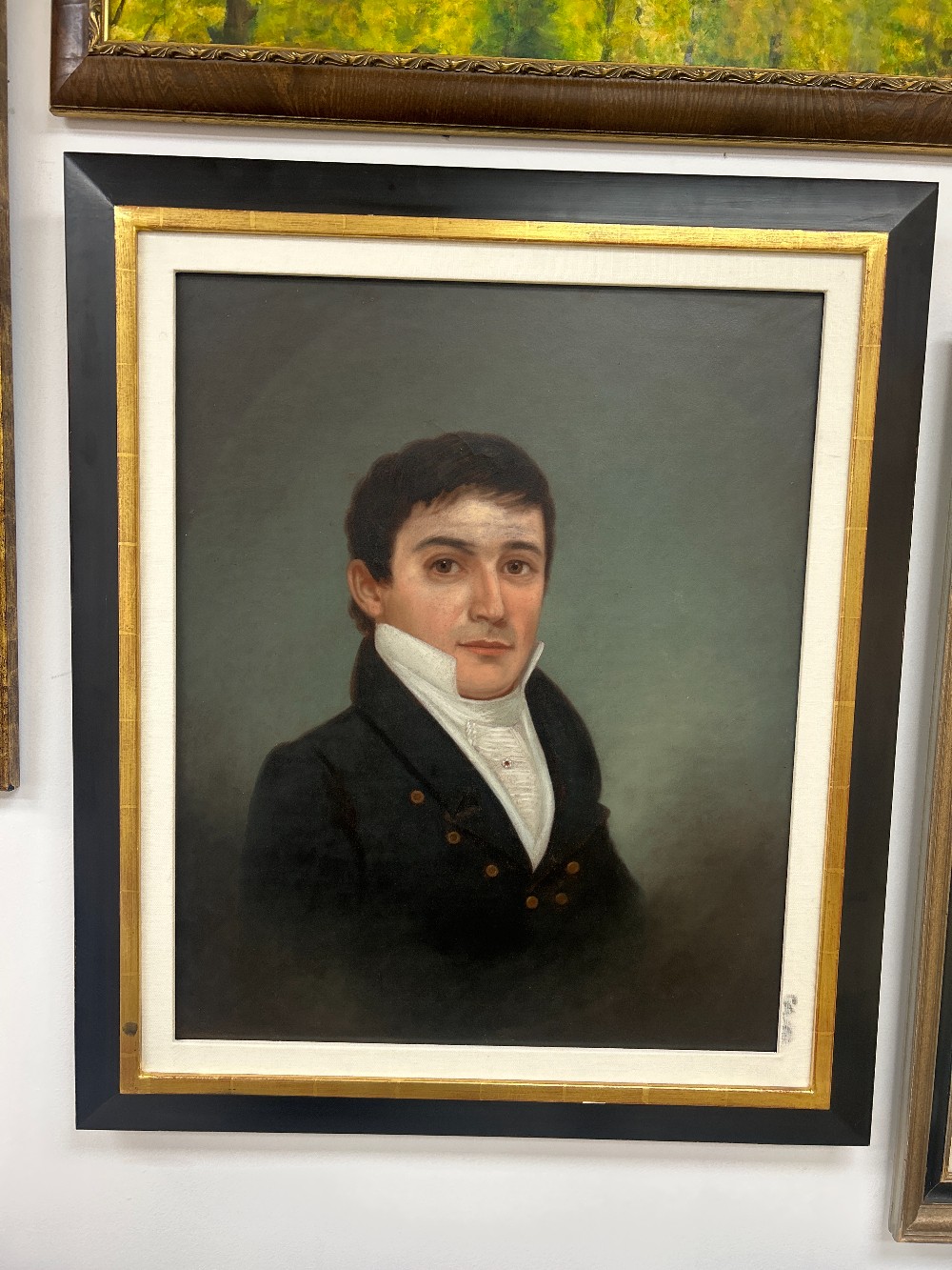 Early 19th C. American Federal Portrait Oil Painting