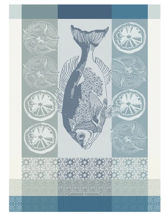 Plancha Outremer Jacquard Kitchen Towel
