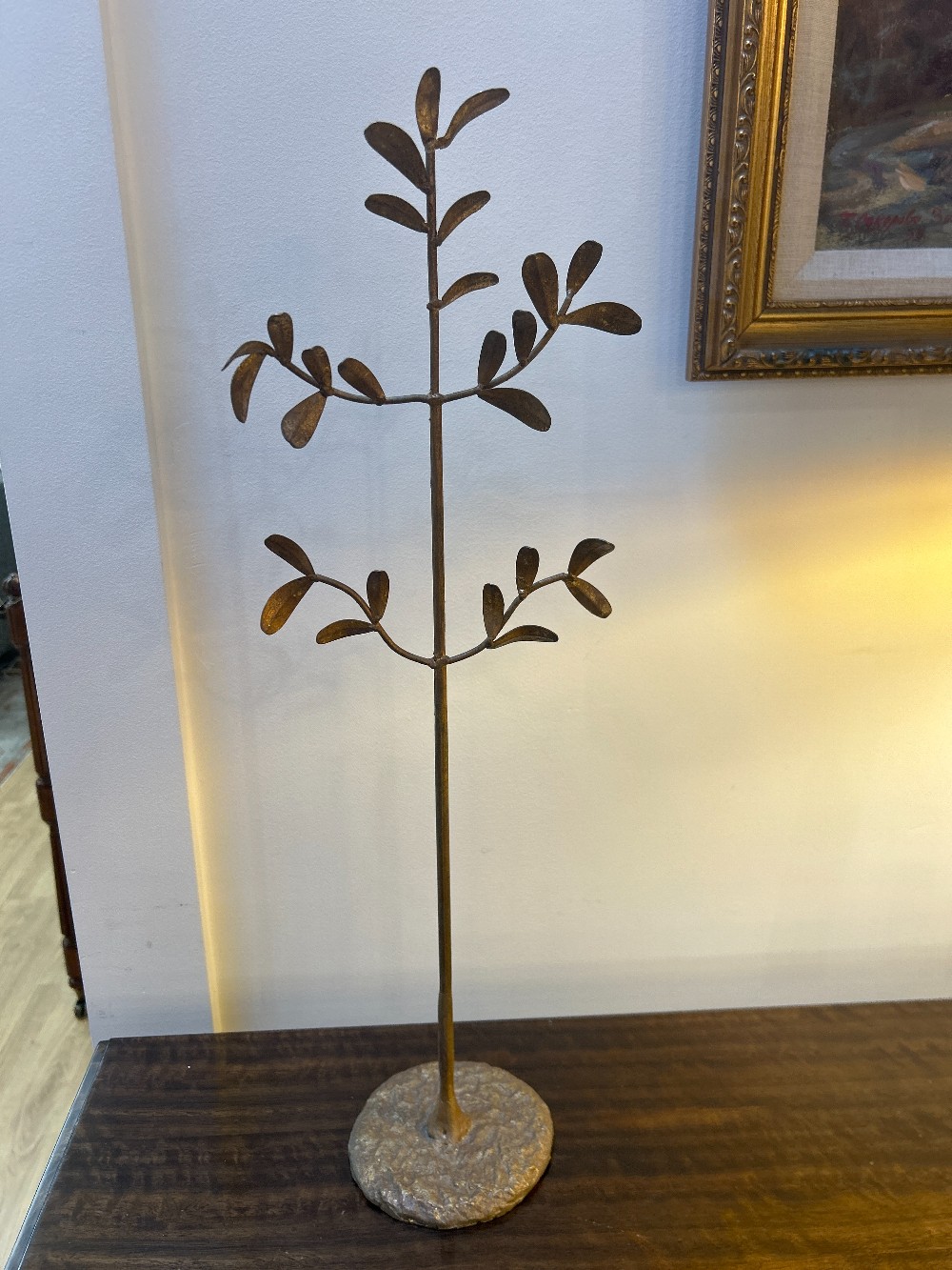 Gilded Olive Tree Sculpture/Jewelry Tree
