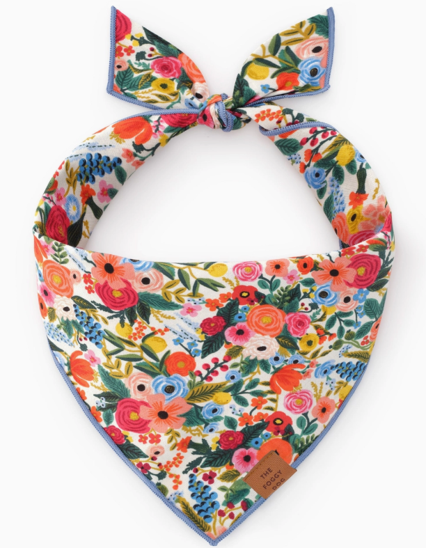 Garden Party Dog Bandana, Small