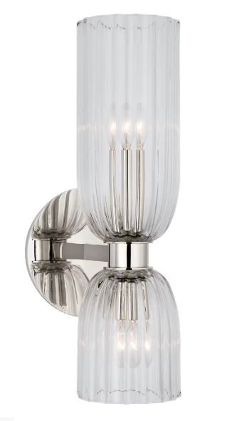 Visual Comfort Aerin Asalea Double Bath Sconces, Pair