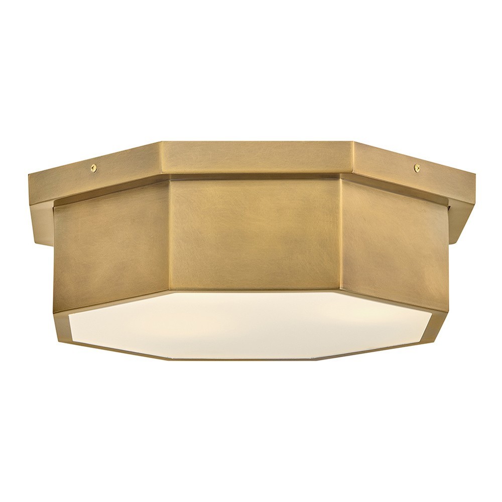 Hinkley Lighting Facet Brass Flush Mount