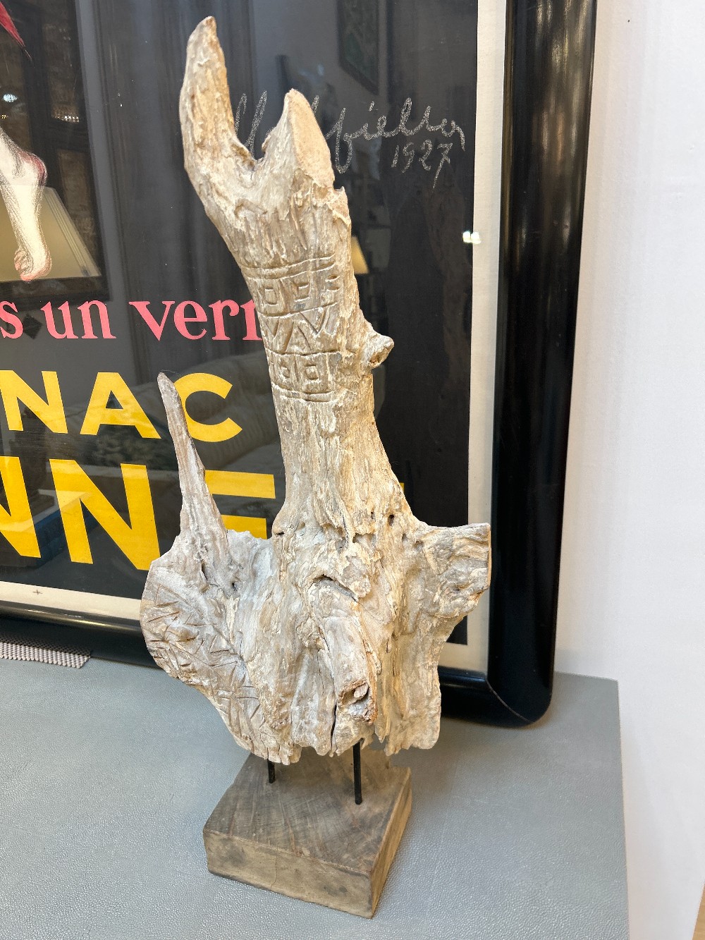 Organic Carved Wood Sculpture
