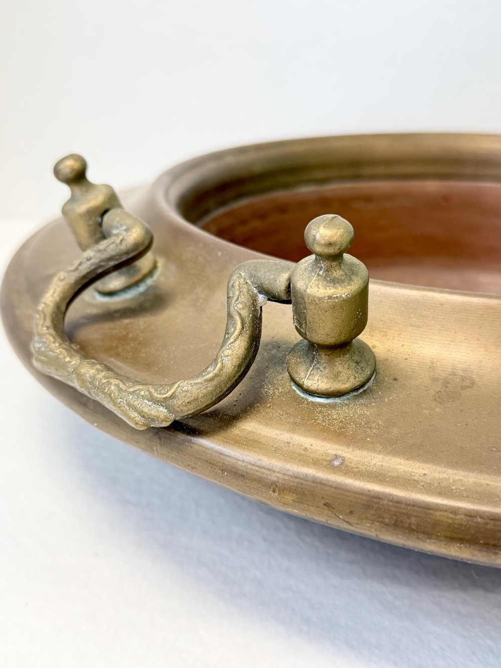 Copper /Brass Double handle Planter