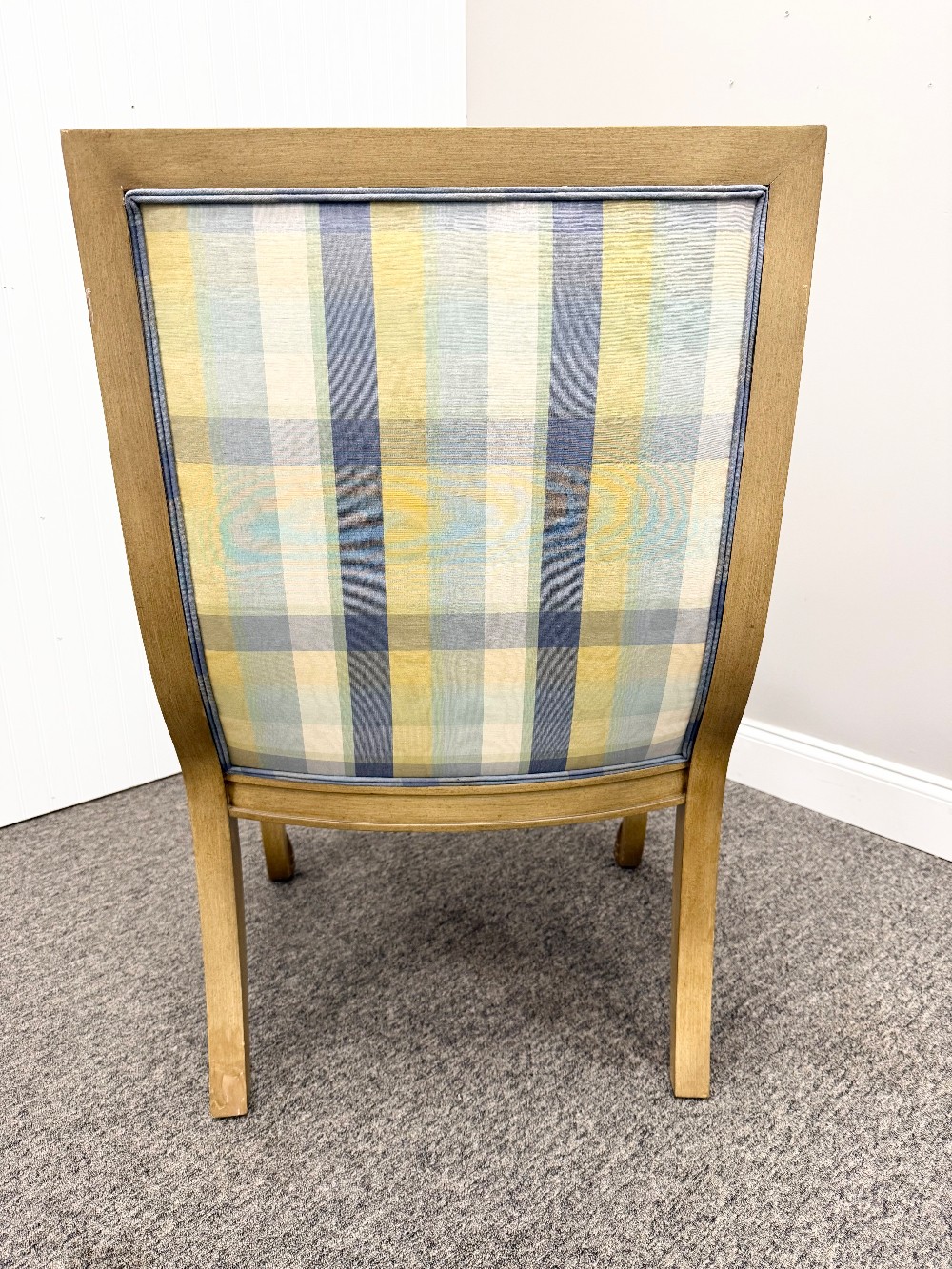 Italiano Plaid Armchair - Minor Paint Chipped - LB