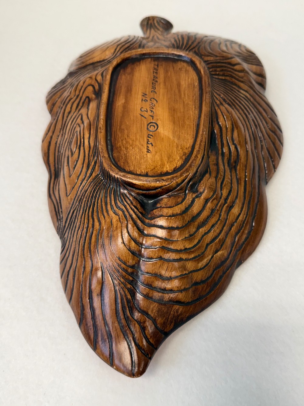 Ashtray Hawaii Orange Treasure Craft