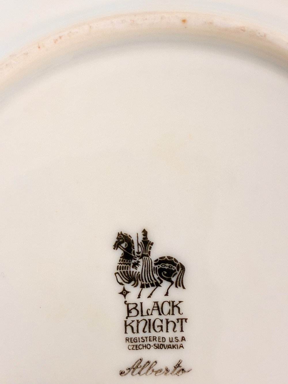 Black Knight  Soup Serving Bowl