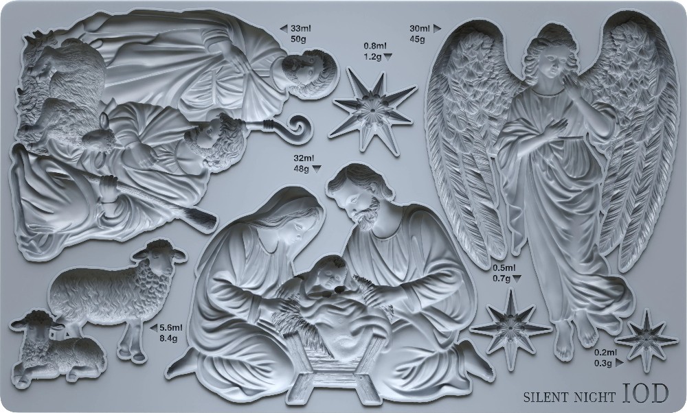 IOD Silent Night 6 x 19 Mould