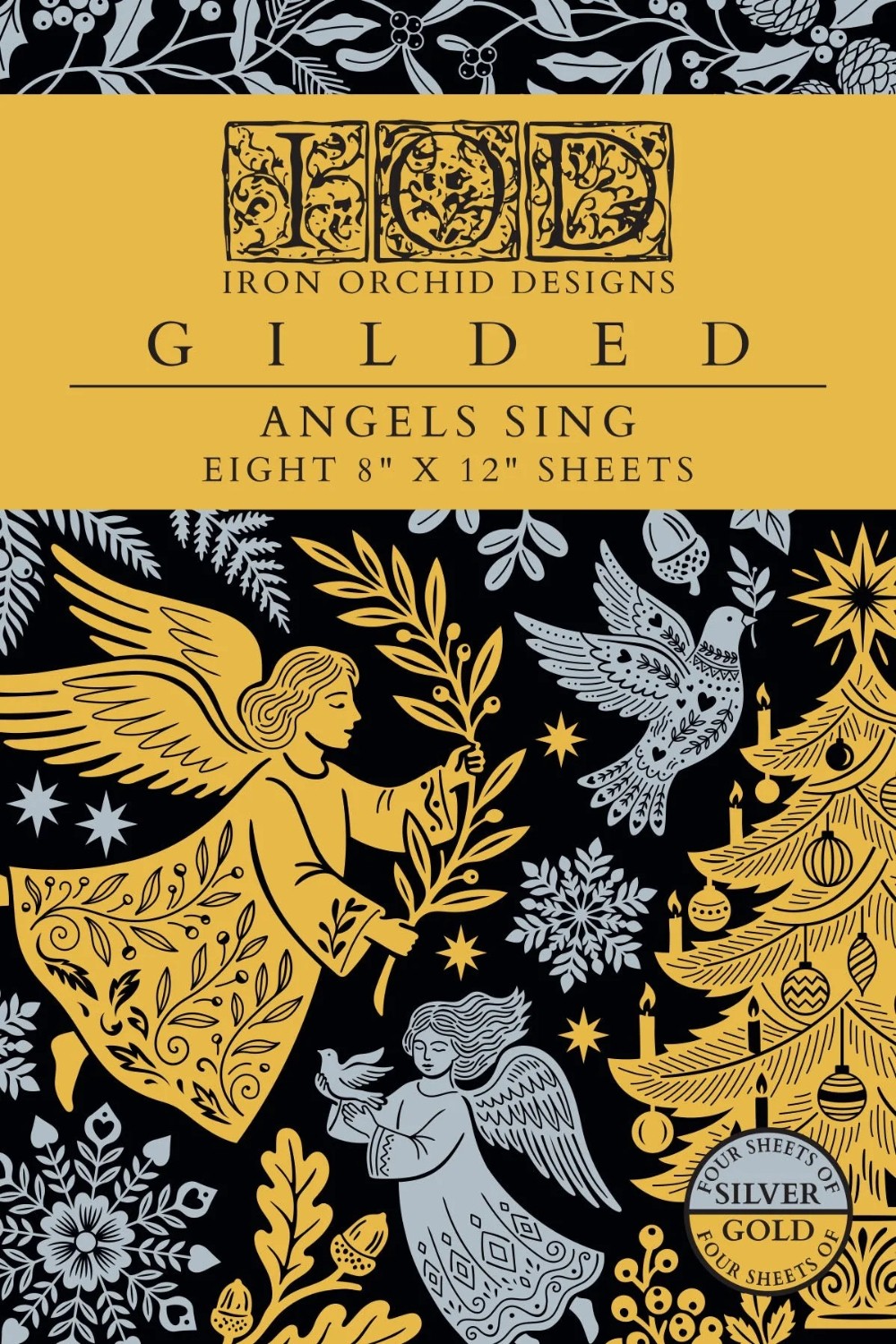 IOD Angels Sing Foil  8 x 12 Transfer Pad
