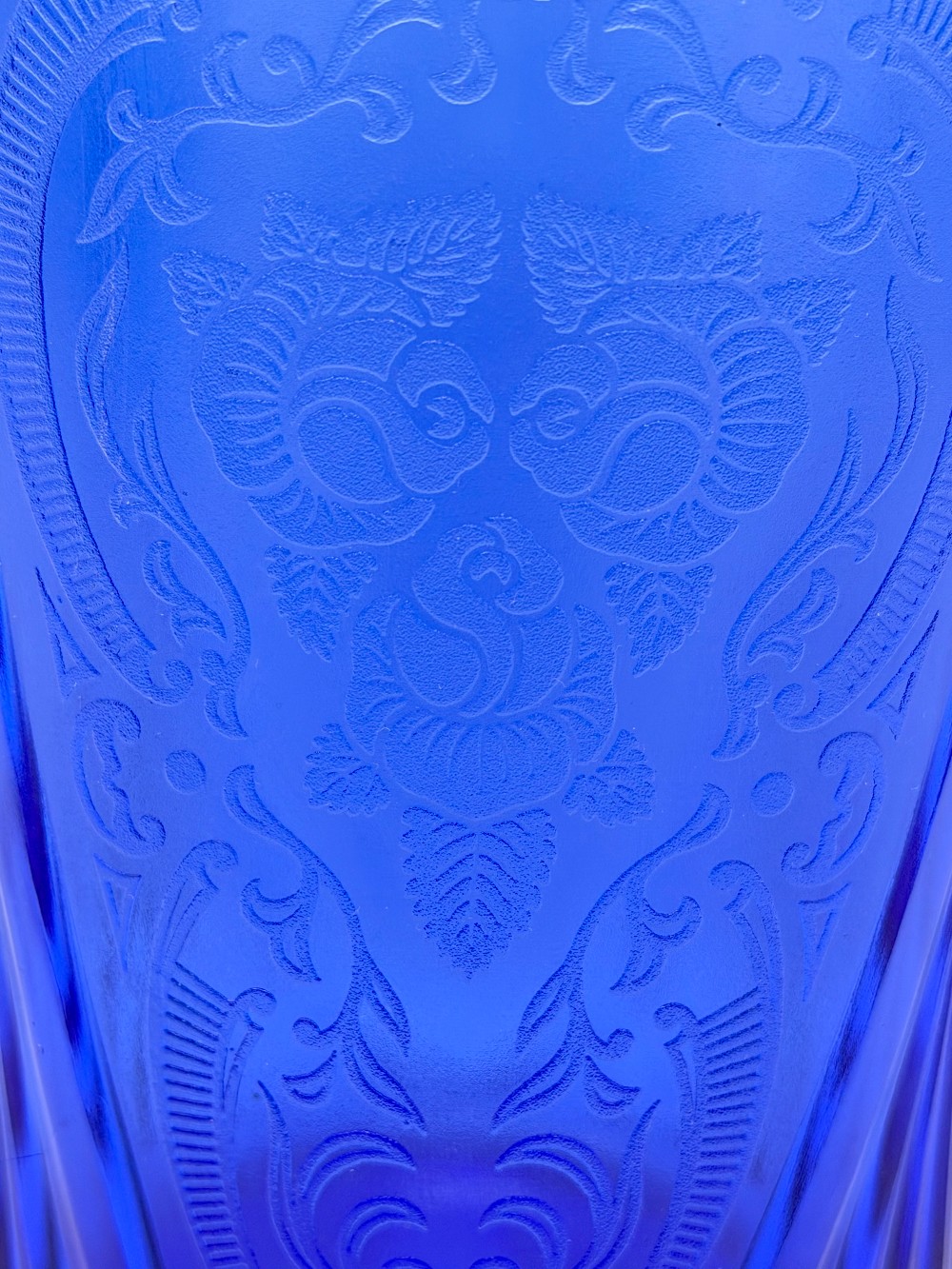 Hazel Atlas ~ Cobalt Blue Lipped Pitcher