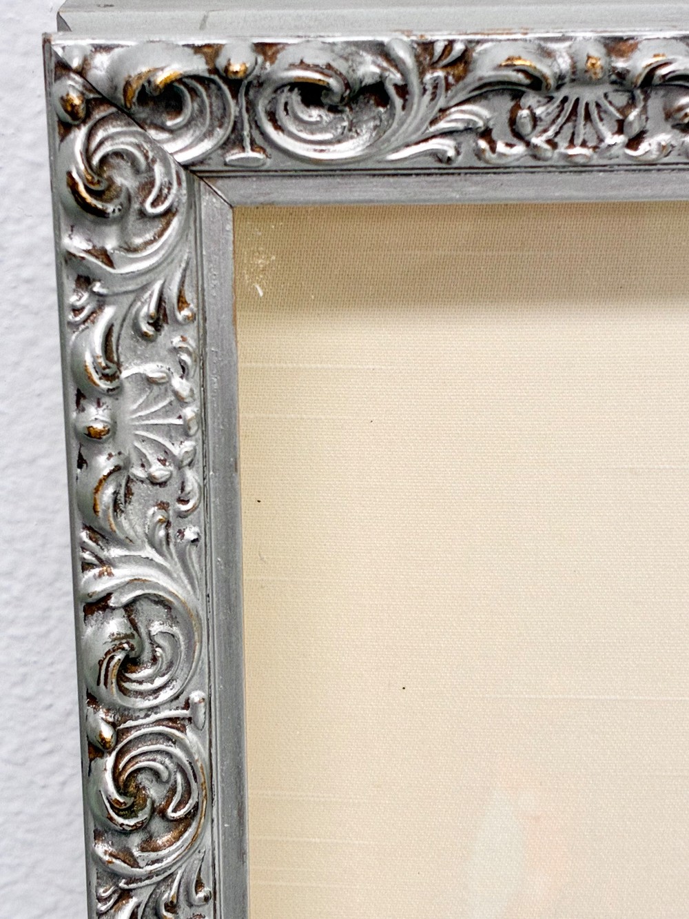 Silver Frame HandPainted VTG Fan