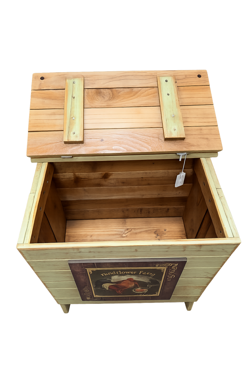 Green Storage Bench/Rooster Pic