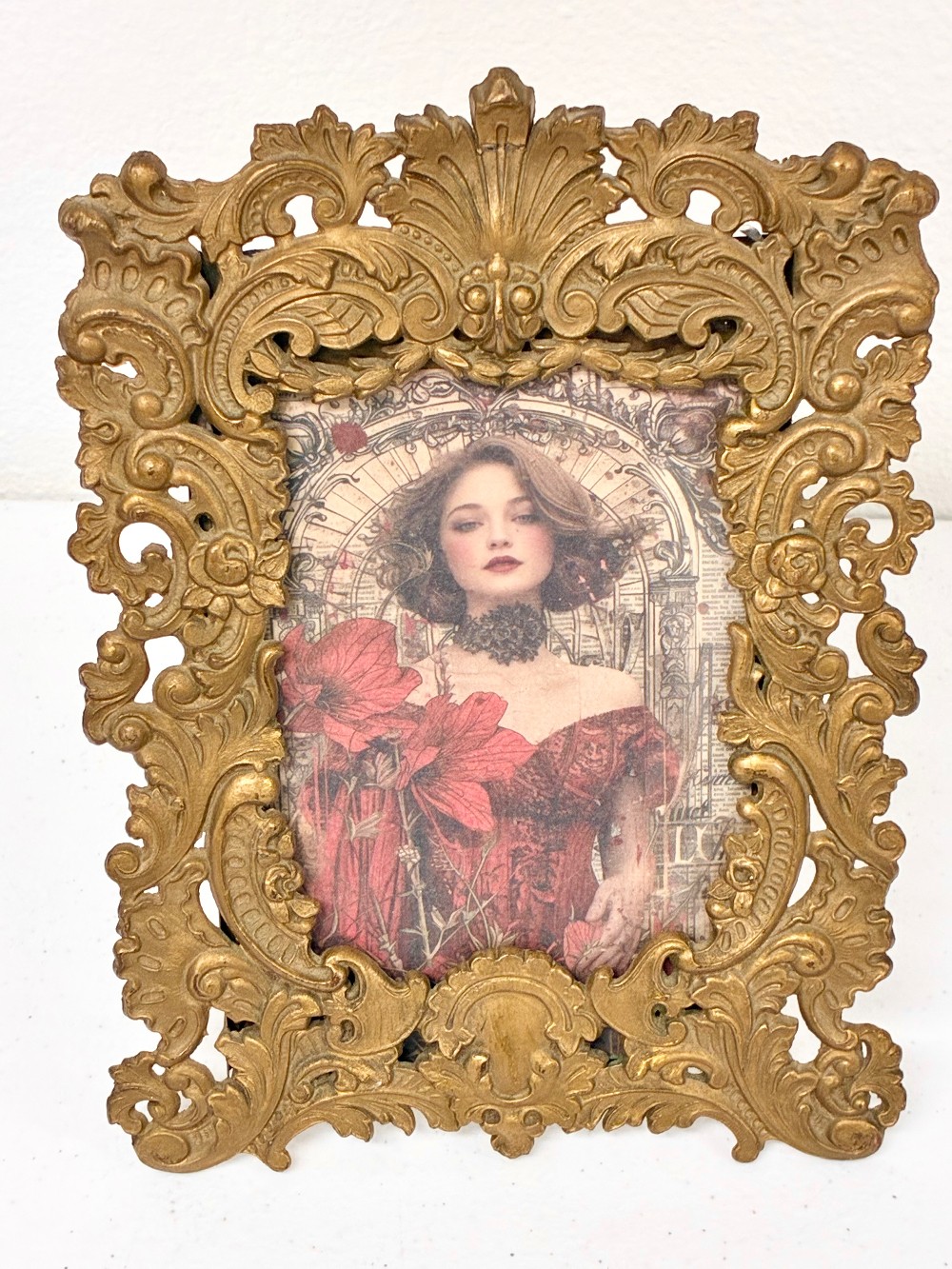 VTG Brass Ornate Frame