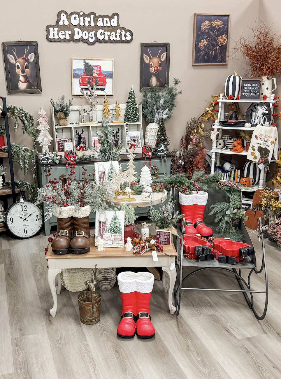 A Girl and Her Dog Crafts