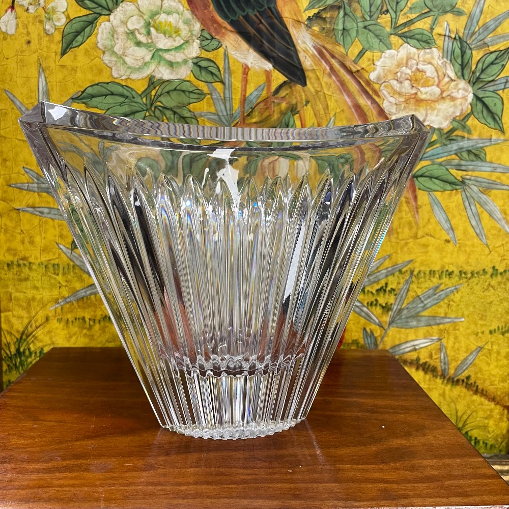 7315-10 Crystal Cut Glass Pocket Vase