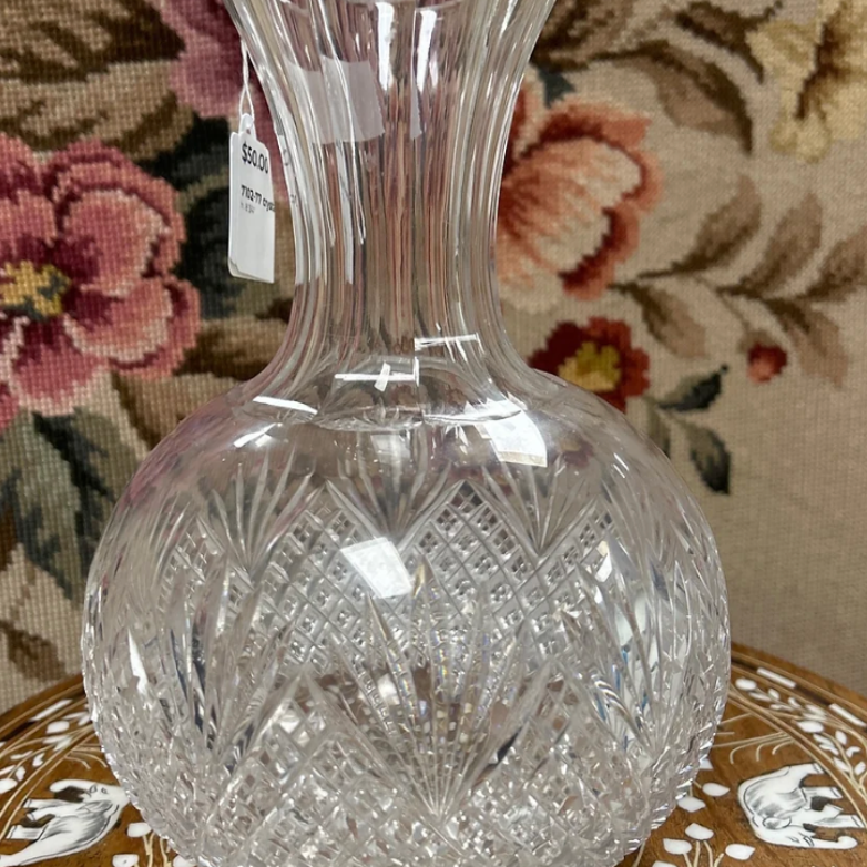 7102-77 Crystal Cut Glass Vase
