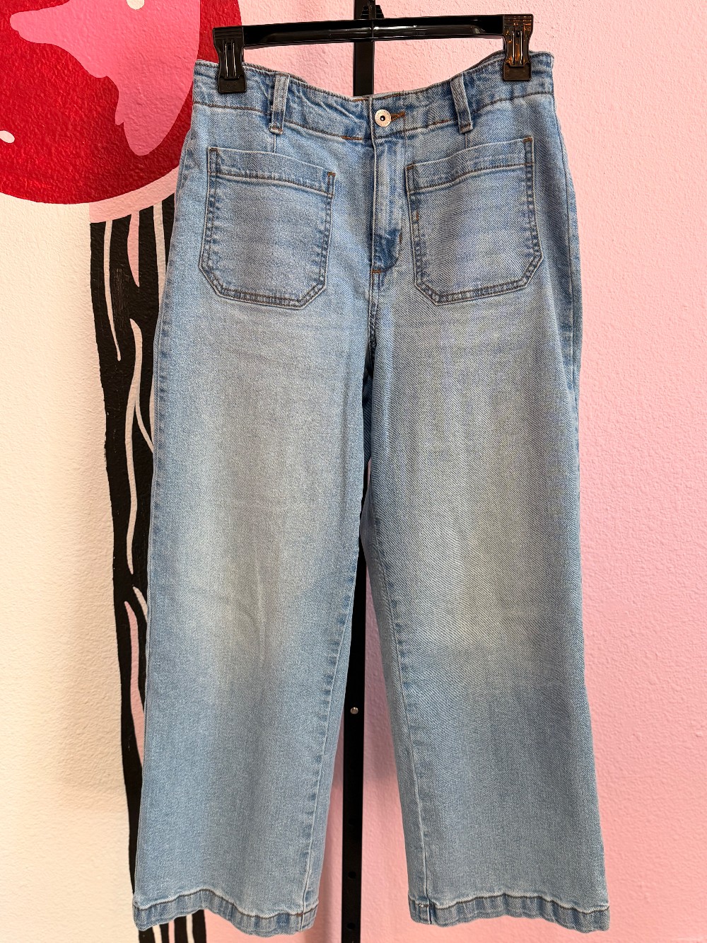 Sanctuary Supernova Cropped Wide Leg Jeans