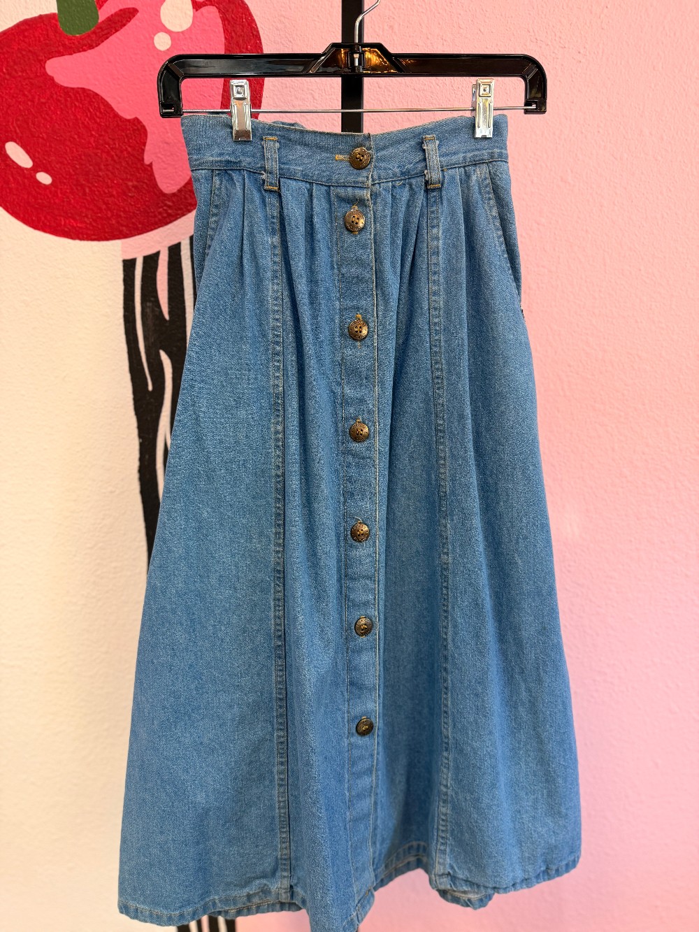 Cherokee Vintage Denim Maxi Skirt